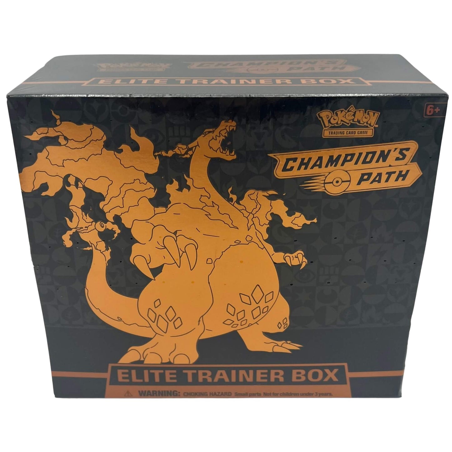 Frontansicht einer Pokemon Champions Path Elite Trainer Box englisch