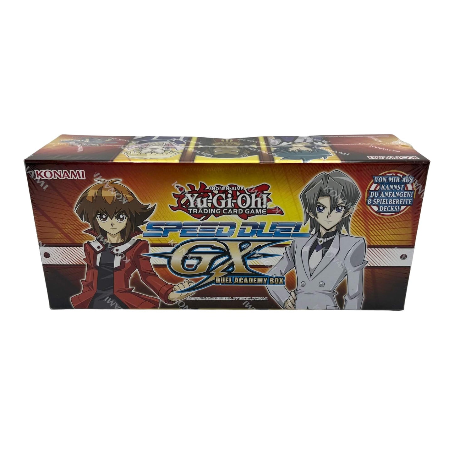 Frontansicht eines Yu-Gi-Oh! Speed Duel GX Duel Academy Box Deutsch